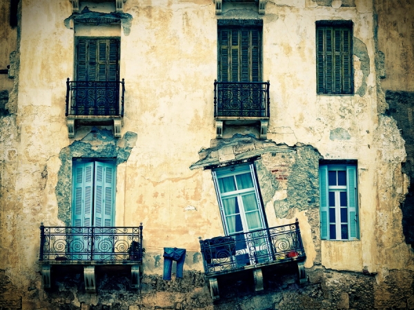 Photograph Afroditi Mavroeidi Balconies on One Eyeland